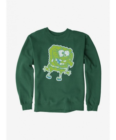 Absolute Discount SpongeBob SquarePants Zombie Sponge Smile Sweatshirt $14.46 Sweatshirts