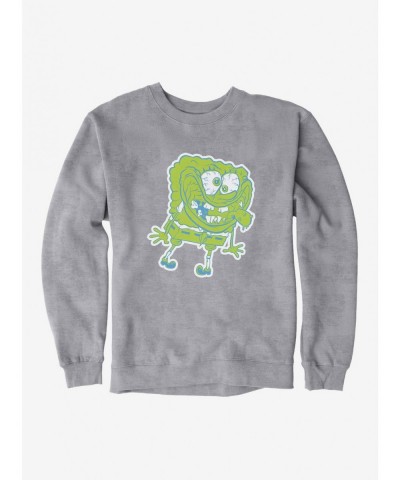 Absolute Discount SpongeBob SquarePants Zombie Sponge Smile Sweatshirt $14.46 Sweatshirts