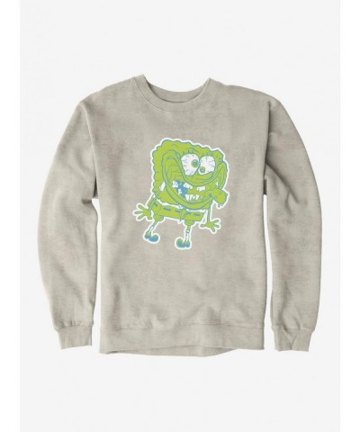 Absolute Discount SpongeBob SquarePants Zombie Sponge Smile Sweatshirt $14.46 Sweatshirts