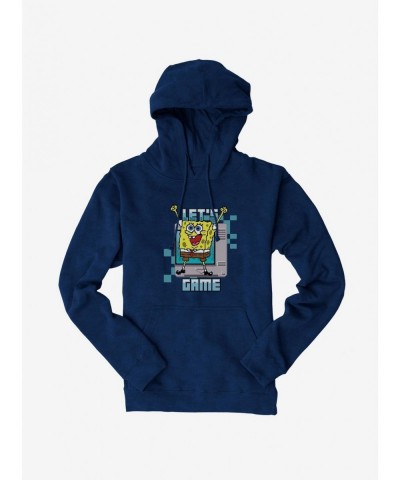 Discount Sale SpongeBob SquarePants Let's Game Hoodie $11.14 Hoodies