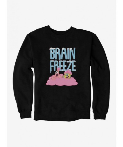 Pre-sale SpongeBob SquarePants Brain Freeze Sweatshirt $11.51 Sweatshirts