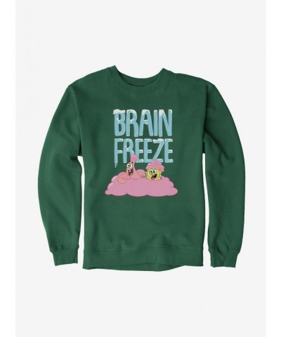 Pre-sale SpongeBob SquarePants Brain Freeze Sweatshirt $11.51 Sweatshirts