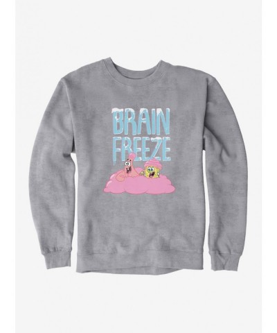 Pre-sale SpongeBob SquarePants Brain Freeze Sweatshirt $11.51 Sweatshirts