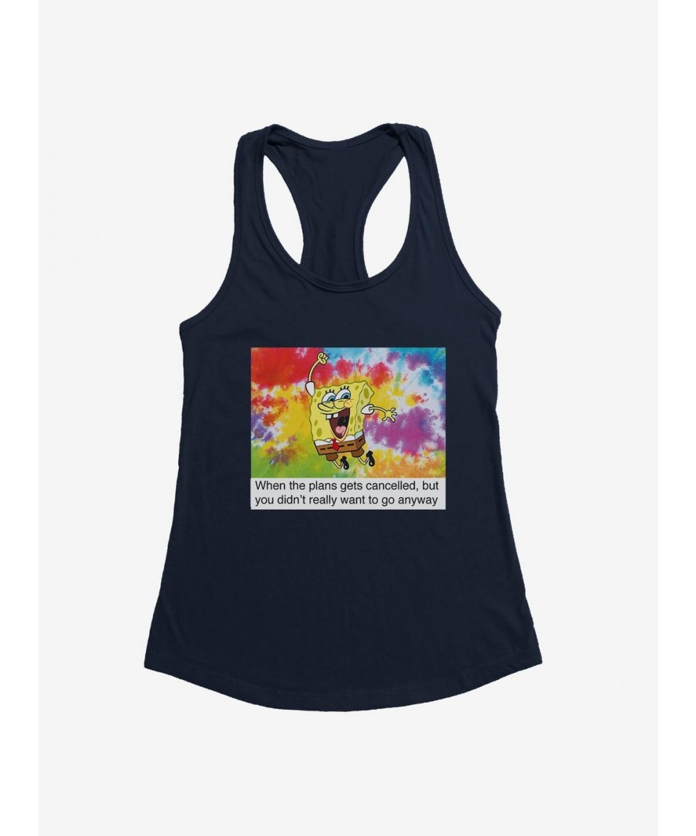 Crazy Deals SpongeBob SquarePants Cancelled Plans Girls Tank $5.98 Tanks