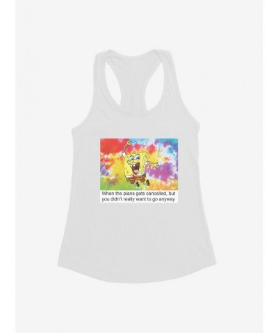 Crazy Deals SpongeBob SquarePants Cancelled Plans Girls Tank $5.98 Tanks