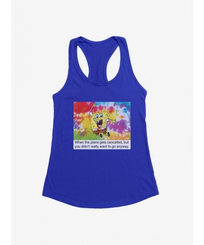 Crazy Deals SpongeBob SquarePants Cancelled Plans Girls Tank $5.98 Tanks