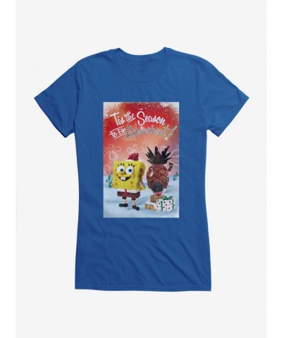 Hot Selling SpongeBob SquarePants 'Tis The Season For Absorbency Girls T-Shirt $8.76 T-Shirts