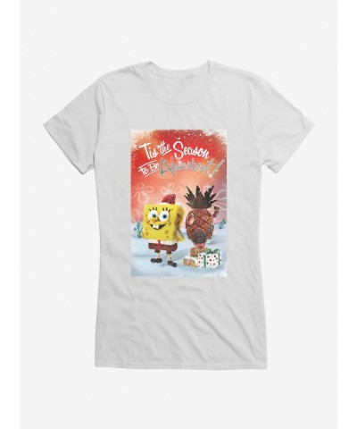 Hot Selling SpongeBob SquarePants 'Tis The Season For Absorbency Girls T-Shirt $8.76 T-Shirts