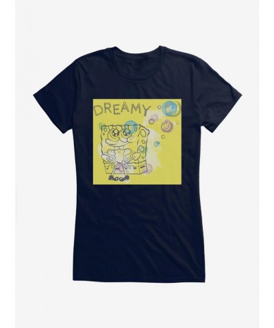 Pre-sale SpongeBob SquarePants Dreamy Sponge Girls T-Shirt $9.56 T-Shirts