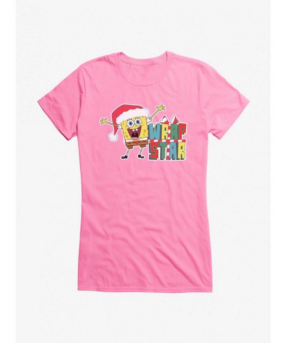 Best Deal SpongeBob SquarePants Wrap Star Girls T-Shirt $6.57 T-Shirts