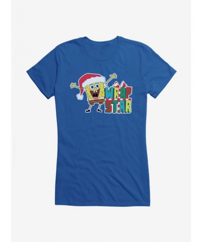 Best Deal SpongeBob SquarePants Wrap Star Girls T-Shirt $6.57 T-Shirts