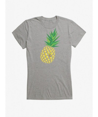 Seasonal Sale Spongebob Squarepants Pineapple Girls T-Shirt $8.57 T-Shirts