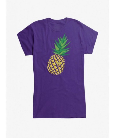 Seasonal Sale Spongebob Squarepants Pineapple Girls T-Shirt $8.57 T-Shirts