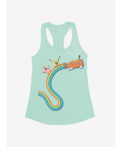 Flash Sale SpongeBob SquarePants Rainbow Bus Girls Tank $8.96 Tanks