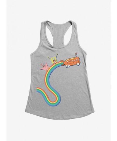 Flash Sale SpongeBob SquarePants Rainbow Bus Girls Tank $8.96 Tanks