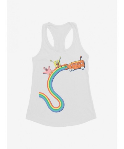 Flash Sale SpongeBob SquarePants Rainbow Bus Girls Tank $8.96 Tanks