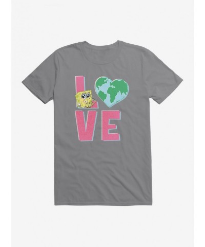 Unique SpongeBob SquarePants Earth Day Love Eyes T-Shirt $8.80 T-Shirts