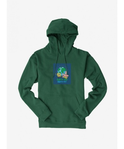 Crazy Deals SpongeBob SquarePants Earth Day Earth Yay! Hoodie $16.52 Hoodies