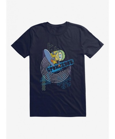 Discount SpongeBob SquarePants Snowboard Tricks T-Shirt $7.46 T-Shirts