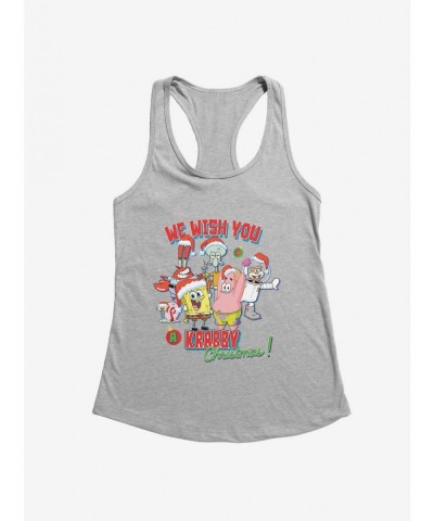 Clearance SpongeBob SquarePants Krabby Christmas Girls Tank $7.57 Tanks