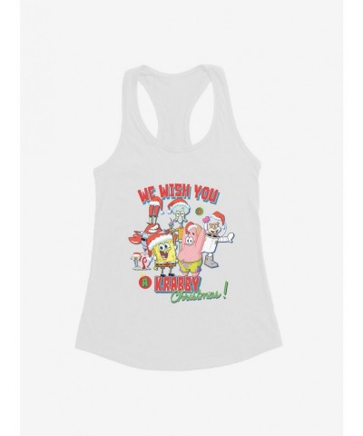 Clearance SpongeBob SquarePants Krabby Christmas Girls Tank $7.57 Tanks