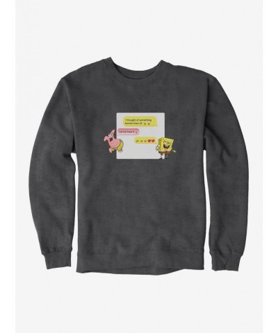 Huge Discount SpongeBob SquarePants Something Funnier Than 24 Sweatshirt $14.76 Sweatshirts