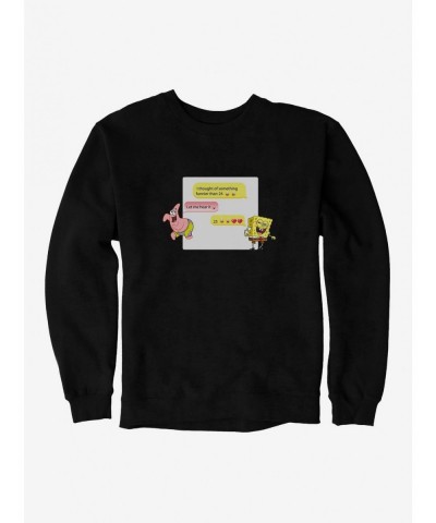 Huge Discount SpongeBob SquarePants Something Funnier Than 24 Sweatshirt $14.76 Sweatshirts