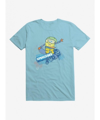 Sale Item SpongeBob SquarePants Sports Snowboard Tricks T-Shirt $7.84 T-Shirts