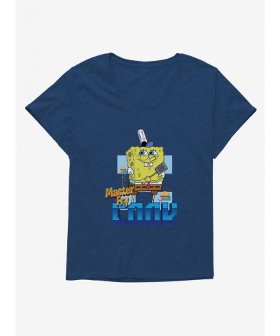 Pre-sale SpongeBob SquarePants Master Fry Cook Girls T-Shirt Plus Size $10.76 T-Shirts