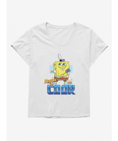 Pre-sale SpongeBob SquarePants Master Fry Cook Girls T-Shirt Plus Size $10.76 T-Shirts