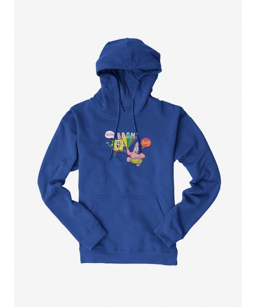 Festival Price SpongeBob SquarePants Boom! Duo Hoodie $10.78 Hoodies