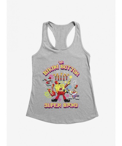 Hot Sale SpongeBob SquarePants Bikini Bottom Super Band Girls Tank $8.37 Tanks