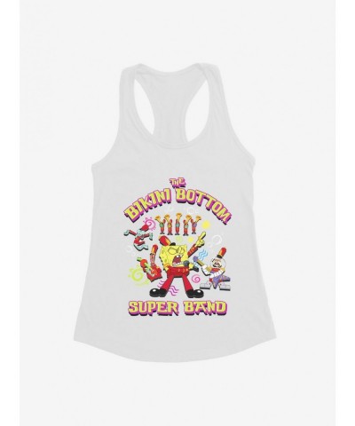 Hot Sale SpongeBob SquarePants Bikini Bottom Super Band Girls Tank $8.37 Tanks