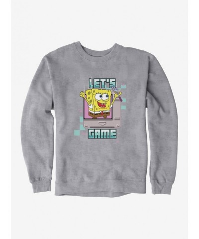 Exclusive Price SpongeBob SquarePants Lets Game Spatula Sweatshirt $12.40 Sweatshirts