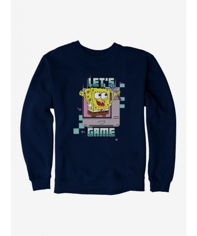 Exclusive Price SpongeBob SquarePants Lets Game Spatula Sweatshirt $12.40 Sweatshirts