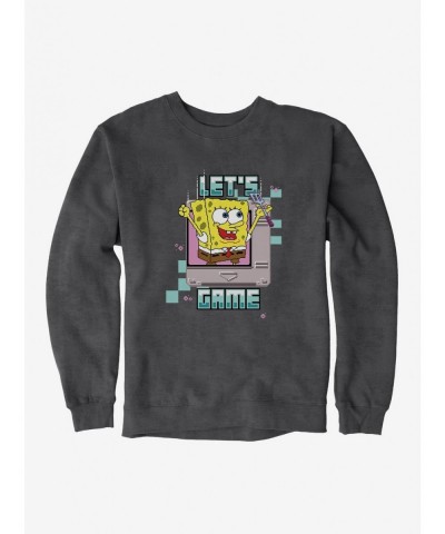 Exclusive Price SpongeBob SquarePants Lets Game Spatula Sweatshirt $12.40 Sweatshirts