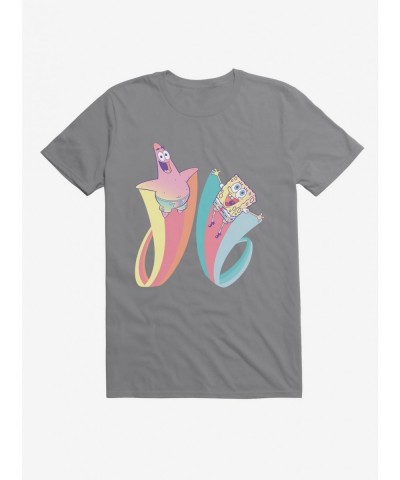 Absolute Discount Spongebob Squarepants Patrick Rainbow Jump T-Shirt $6.88 T-Shirts