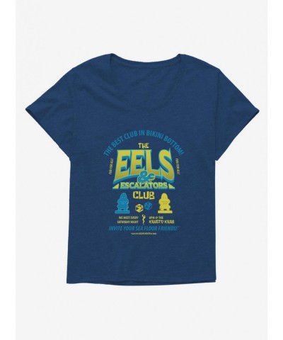 Best Deal SpongeBob SquarePants The Eels & Escalators Club Girls T-Shirt Plus Size $6.94 T-Shirts