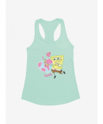 Special SpongeBob SquarePants Earth Day World Love Girls Tank $8.96 Tanks