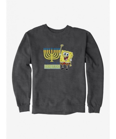 Value Item SpongeBob SquarePants I'm Ready For Hanukkah Sweatshirt $13.58 Sweatshirts