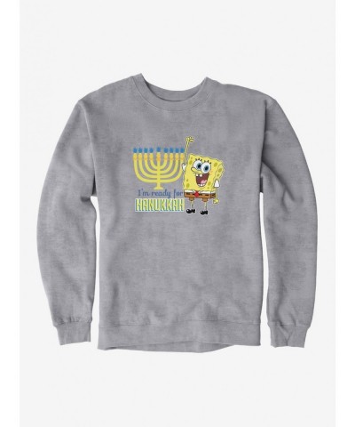 Value Item SpongeBob SquarePants I'm Ready For Hanukkah Sweatshirt $13.58 Sweatshirts