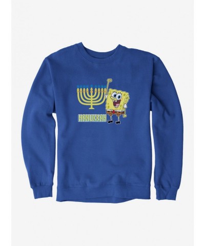 Value Item SpongeBob SquarePants I'm Ready For Hanukkah Sweatshirt $13.58 Sweatshirts