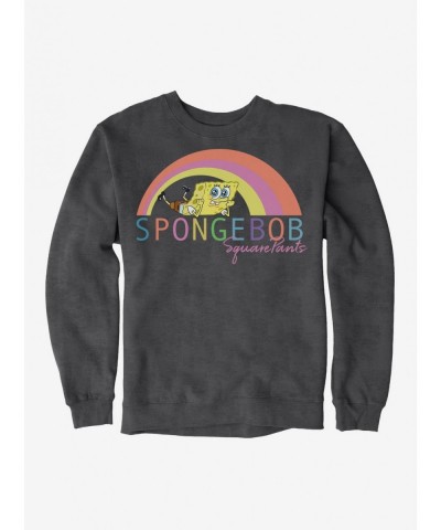 Cheap Sale SpongeBob SquarePants Under Rainbow Sweatshirt $10.04 Sweatshirts