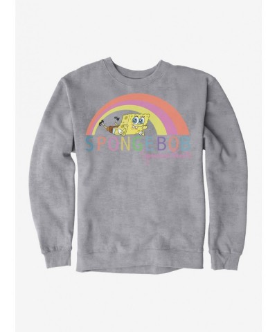 Cheap Sale SpongeBob SquarePants Under Rainbow Sweatshirt $10.04 Sweatshirts