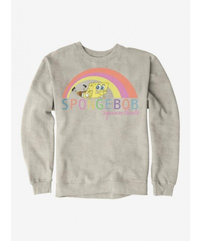 Cheap Sale SpongeBob SquarePants Under Rainbow Sweatshirt $10.04 Sweatshirts