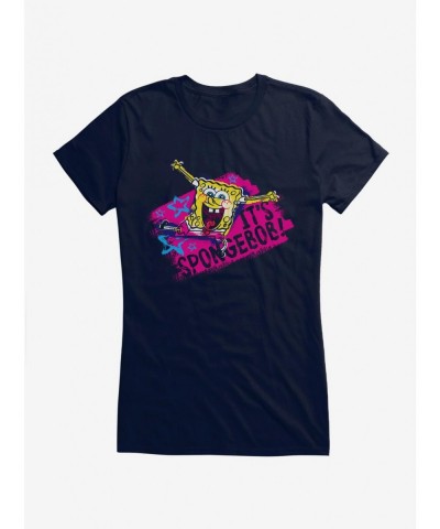 Low Price SpongeBob SquarePants It's SpongeBob Dance Girls T-Shirt $8.17 T-Shirts