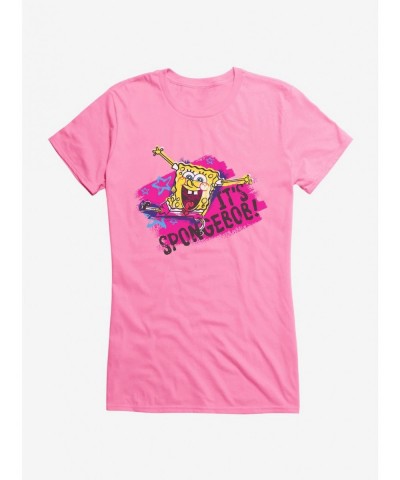 Low Price SpongeBob SquarePants It's SpongeBob Dance Girls T-Shirt $8.17 T-Shirts