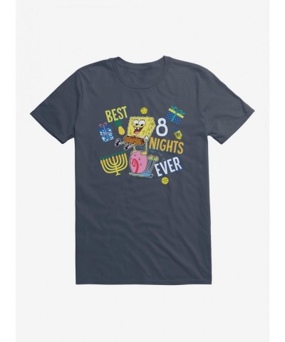 High Quality SpongeBob SquarePants Best 8 Nights Ever T-Shirt $7.27 T-Shirts