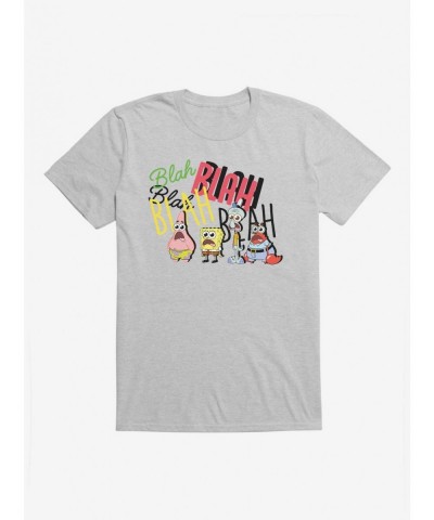 Cheap Sale SpongeBob SquarePants Blah Blah Krusty Crew T-Shirt $7.84 T-Shirts