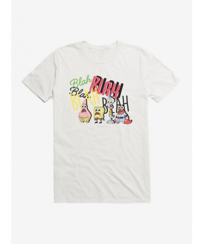 Cheap Sale SpongeBob SquarePants Blah Blah Krusty Crew T-Shirt $7.84 T-Shirts